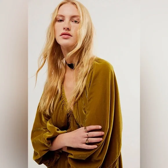 Free people Portia Velvet Mini dress - Picture 8 of 9